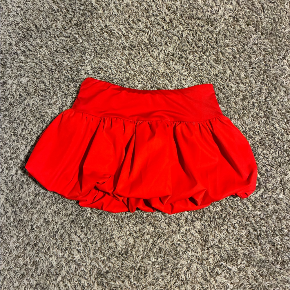 Red Bubble Skirt